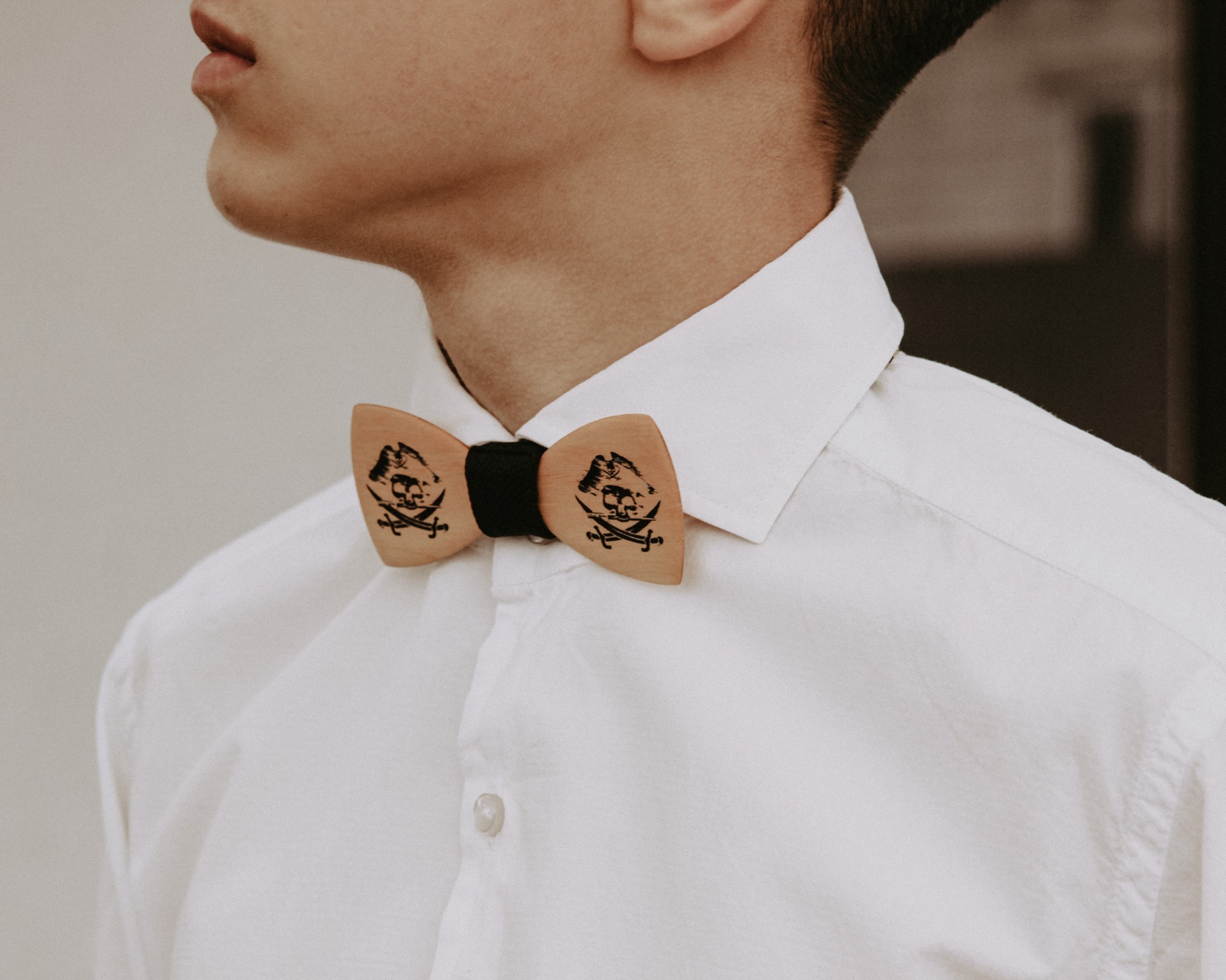 

Галстук-бабочка из натурального дерева HandMade 017