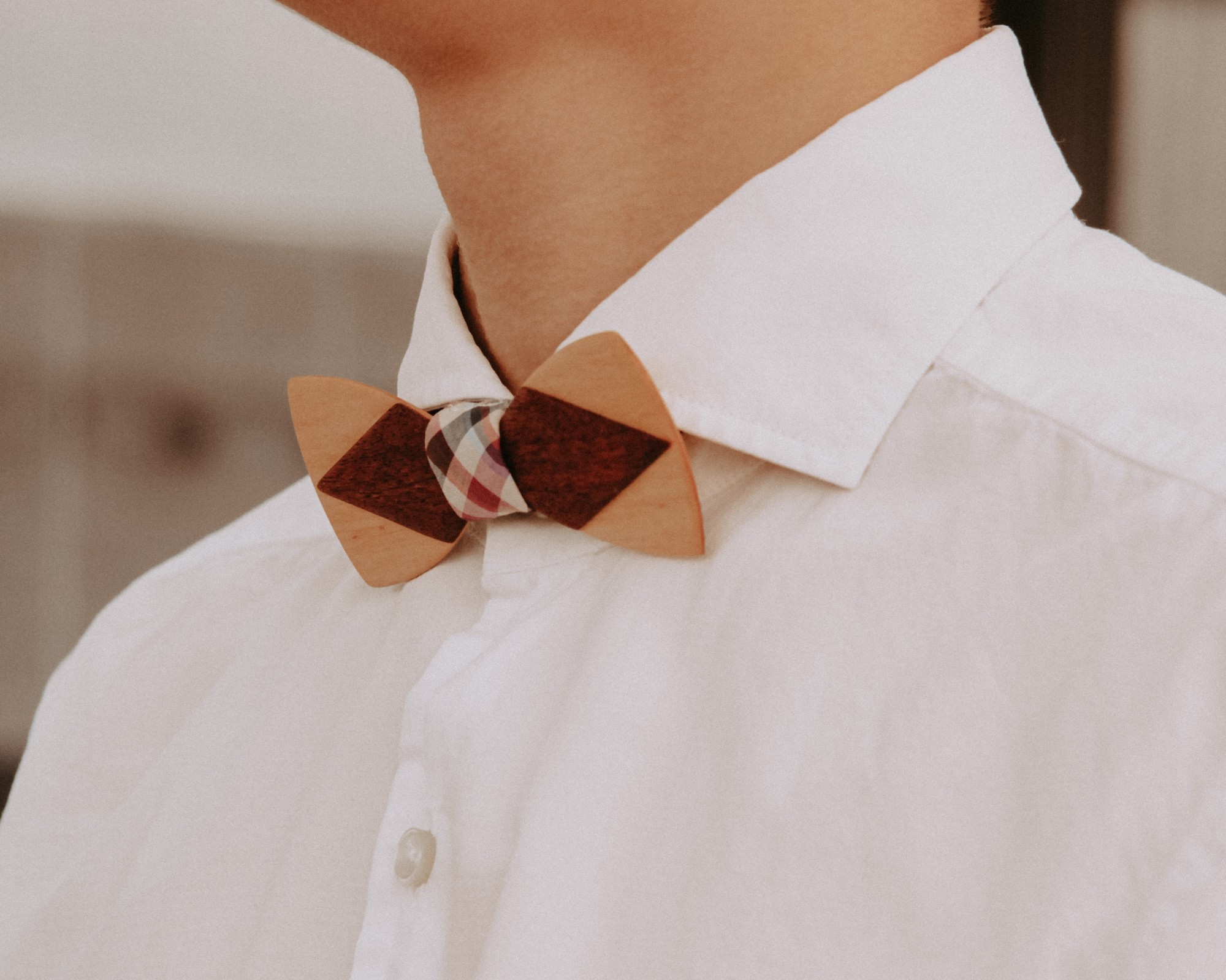 

Галстук-бабочка из натурального дерева HandMade 020