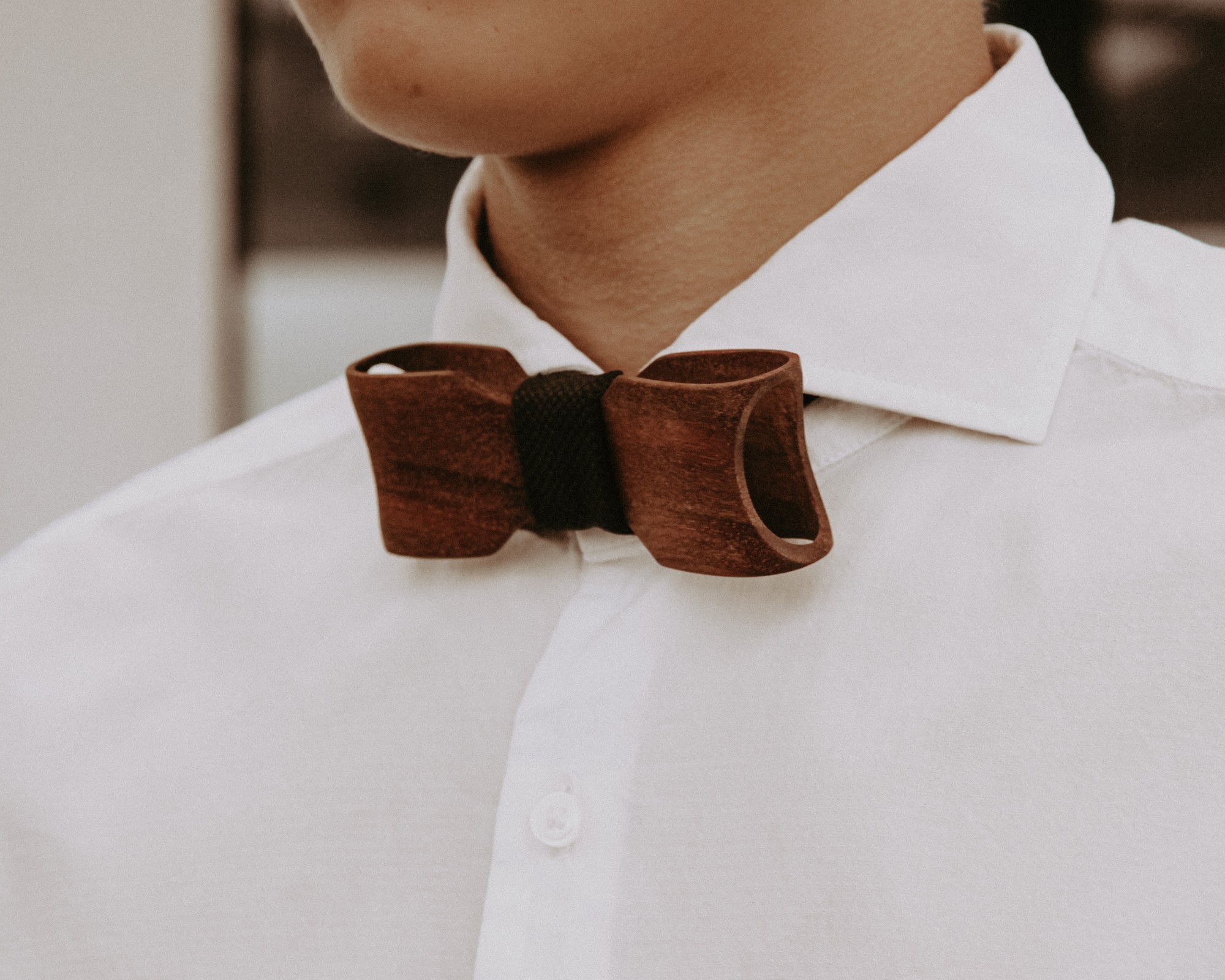 

Галстук-бабочка из натурального дерева HandMade 005