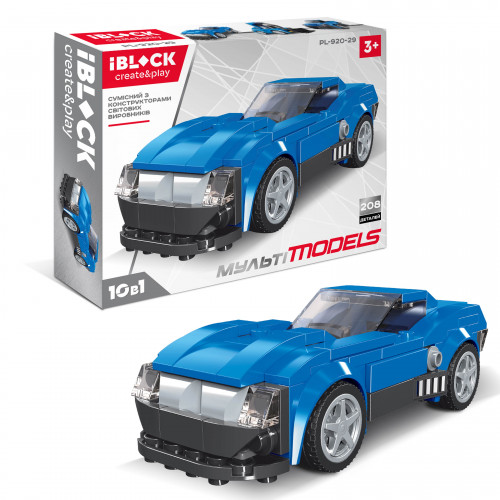

Конструктор IBLOCK мульті MODELS 208 дет. (PL-920-29)