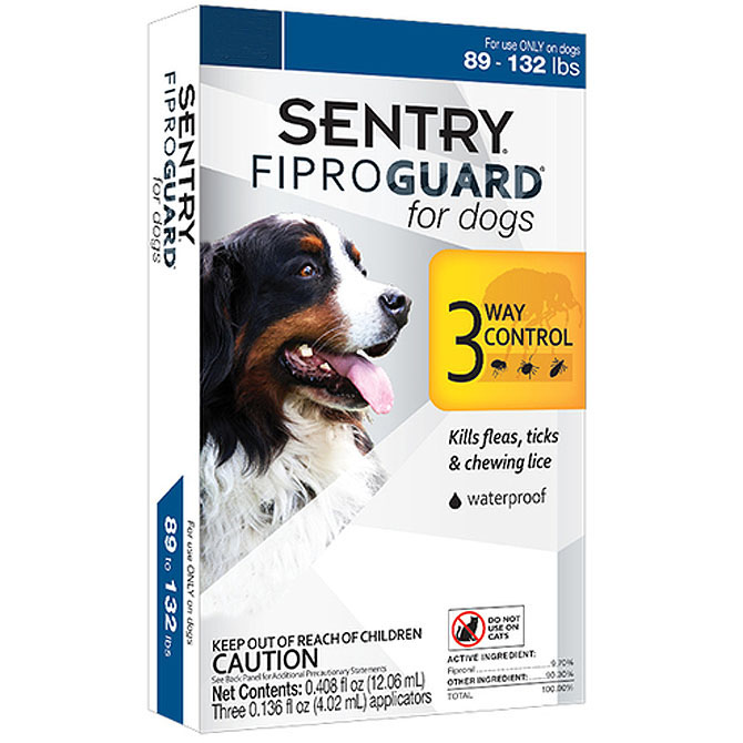 

ФИПРОГАРД капли от блох, клещей и вшей для собак 40-60 кг, Fiproguard 1 пипетка Sentry Fiproguard BGL-SE-70