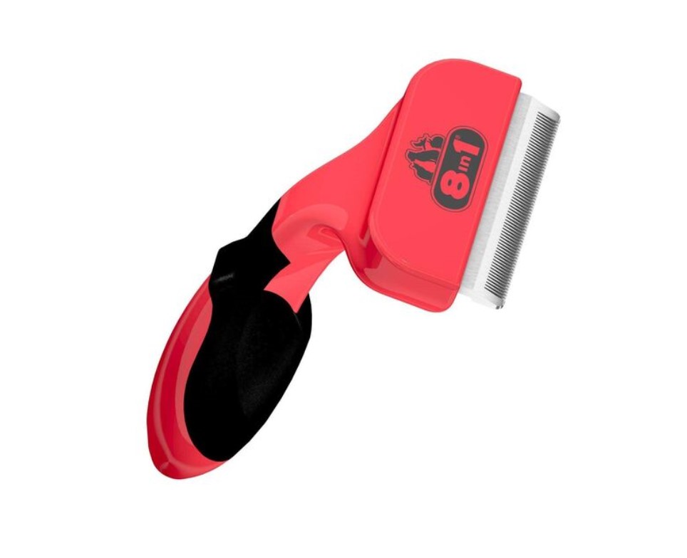 

Дешеддер для вычесывания линяющей шести собак 8in1 Perfect Coat DeShedder Dog M 6.5 см 8 in 1 BGL-IN-169