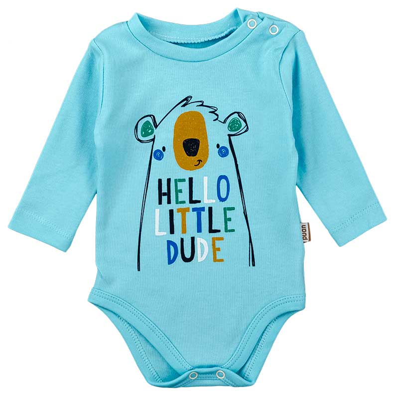 

Боди-реглан для мальчика PUAN BABY 62 см ментоловый