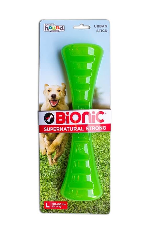 

Сверхпрочная игрушка для собак гантель зеленая Bionic Opaque Stick L Bionic BGL-PT-36