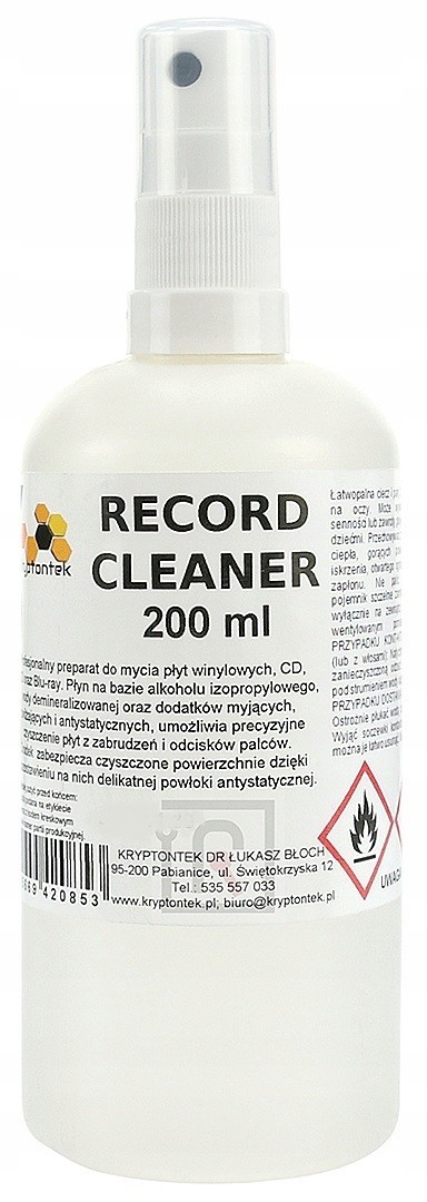 

Средство для чистки пластинок RECORD CLEANER 200 (спрей)