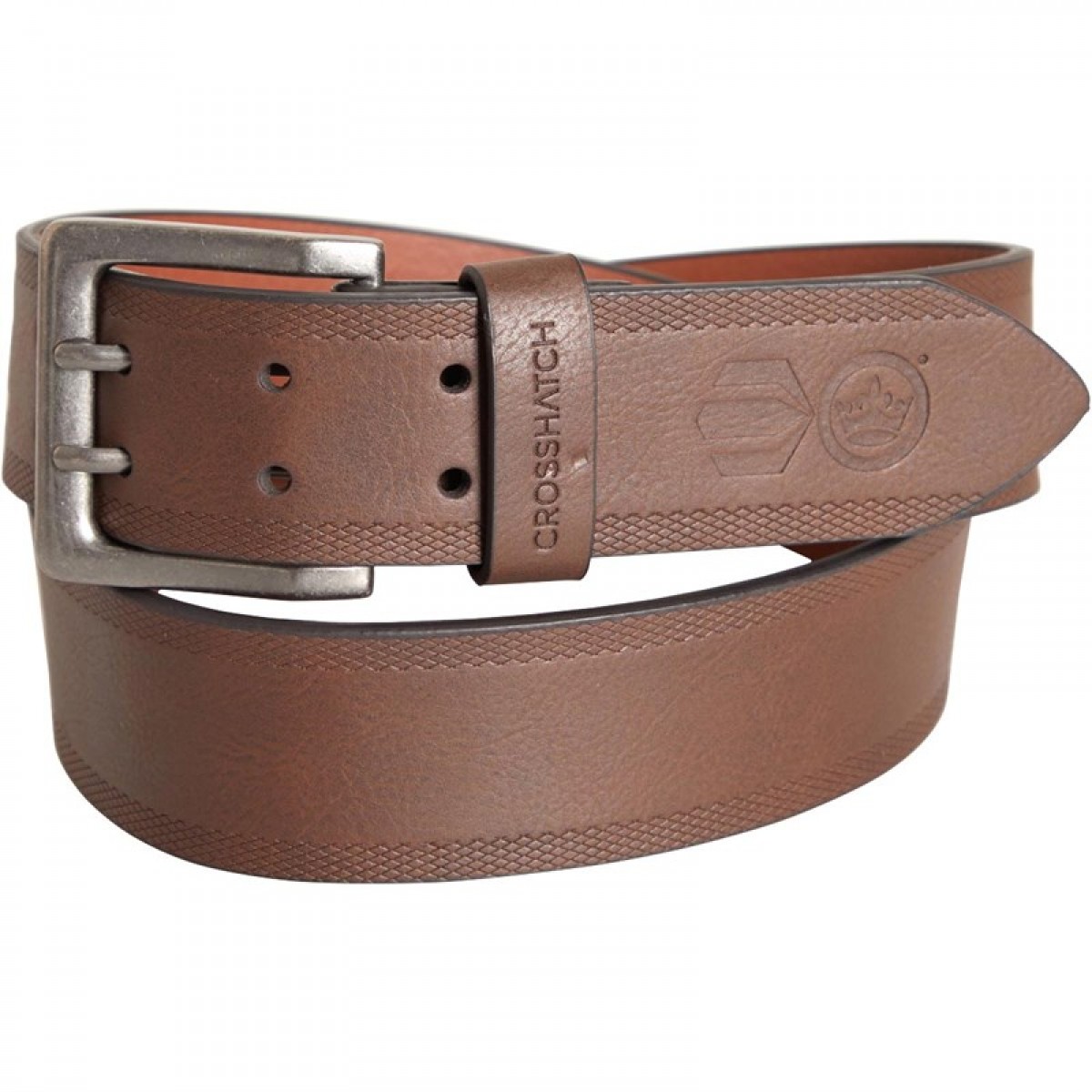 

Ремень Crosshatch Tad Brown Dark Brown, M (46)