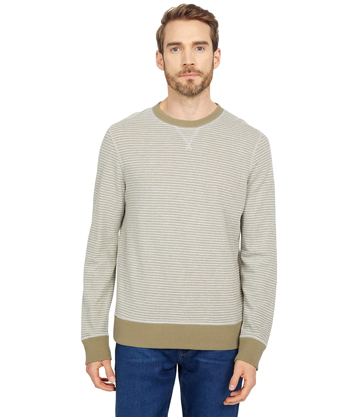 

Свитер Billy Reid Stripe Terry Moss Green, M (46)