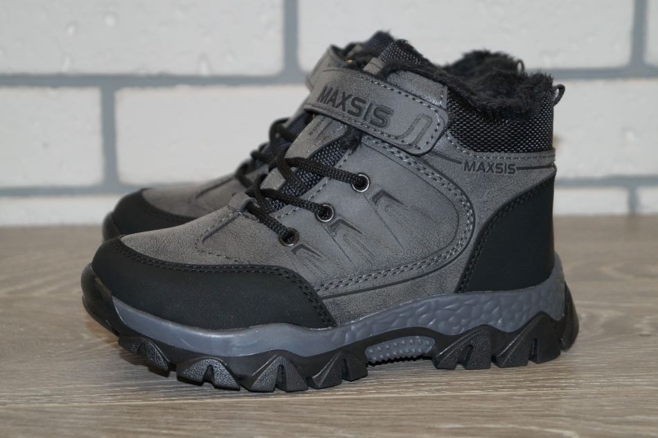 

Зимние ботинки Okshoes 3304-20 33 (21,5 см) серые еврозима