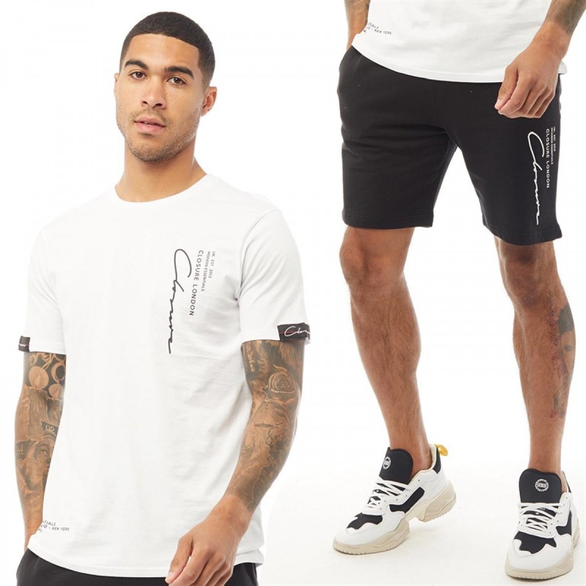 

Спортивный костюм Closure London Multi Print T-Shirt And Set White/Black Multi,  (44, Спортивный костюм Closure London Multi Print T-Shirt And Set White/Black Multi, S (44)