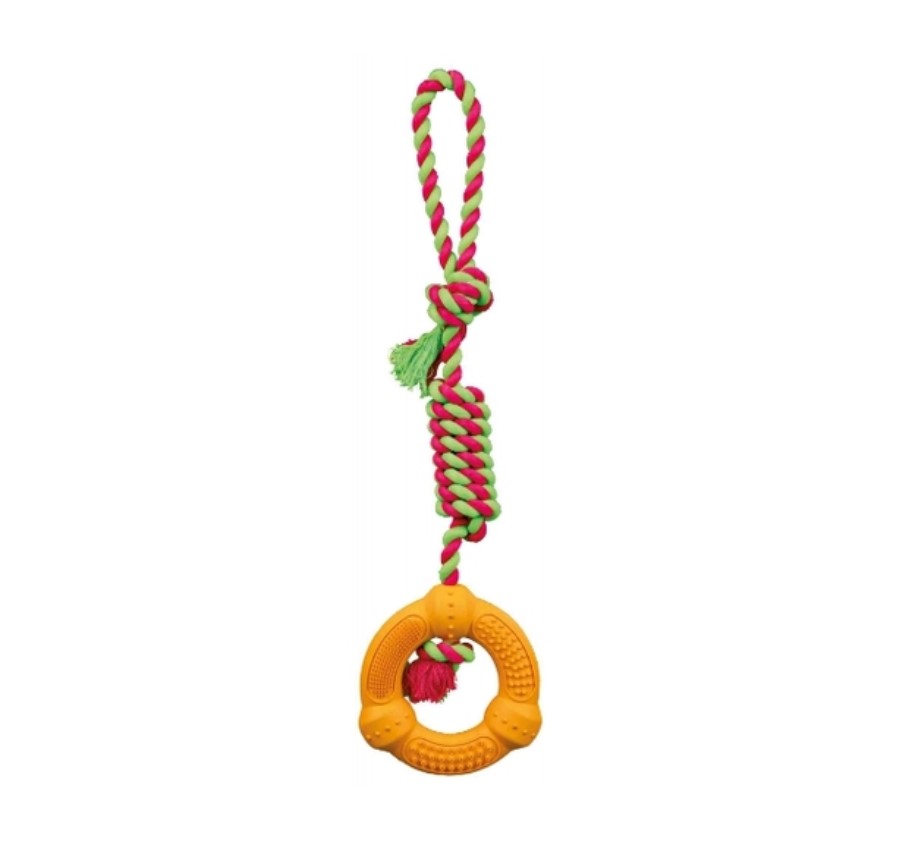 

Кольцо DENTAfun на канате Trixie Playing Rope with Ring 41 см Ø 12 см Trixie BGL-TX-1460
