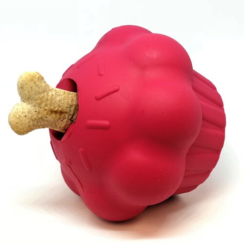 

Игрушка для собак MKB CUPCAKE DURABLE RUBBER CHEW TOY & TREAT DISPENSER - PINK L 7.6 x 8.3 см SodaPup BGL-SD-53