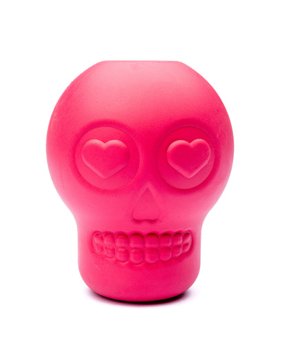 

Игрушка для собак ЧЕРЕП MKB SUGAR SKULL DURABLE RUBBER CHEW TOY & TREAT DISPENSER - LARGE - PINK L 10.8 x 8.3 см SodaPup BGL-SD-60