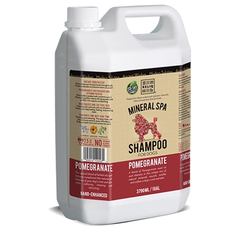 

Шампунь с экстрактом граната для собак Mineral Spa Pomegranate Shampoo 3.8 л Reliq BGL-RQ-22