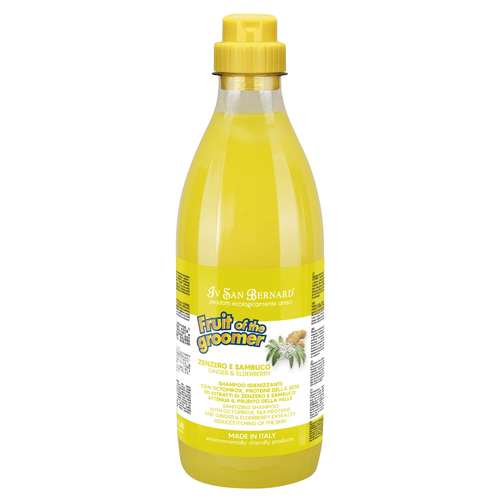 

ШАМПУНЬ ПРОТИВ РАЗДРАЖЕНИЙ И ПЕРХОТИ ДЛЯ ЛЮБОГО ТИПА ШЕРСТИ Ginger and Elderberry Fruit of the Groomer 1 л Iv San Bernard BGL-IB-121