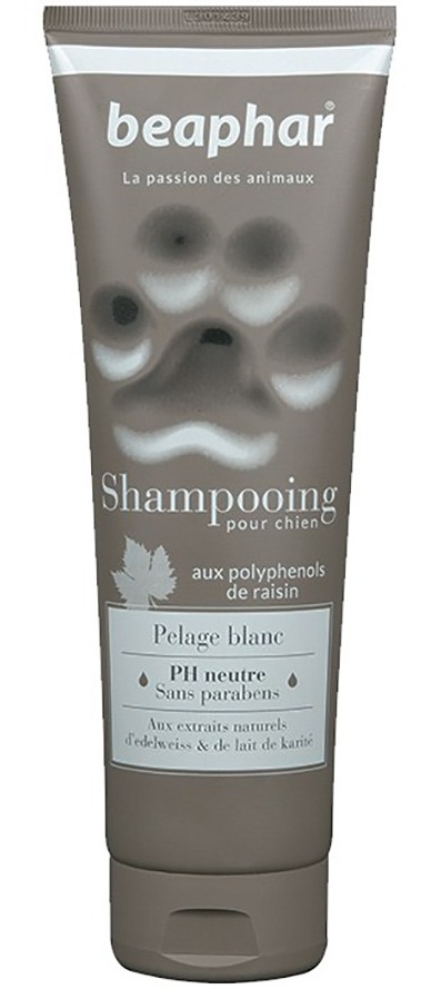 

Шампунь для собак светлых окрасов Shampooing Pelage blanc 250 мл Beaphar BGL-BF-202