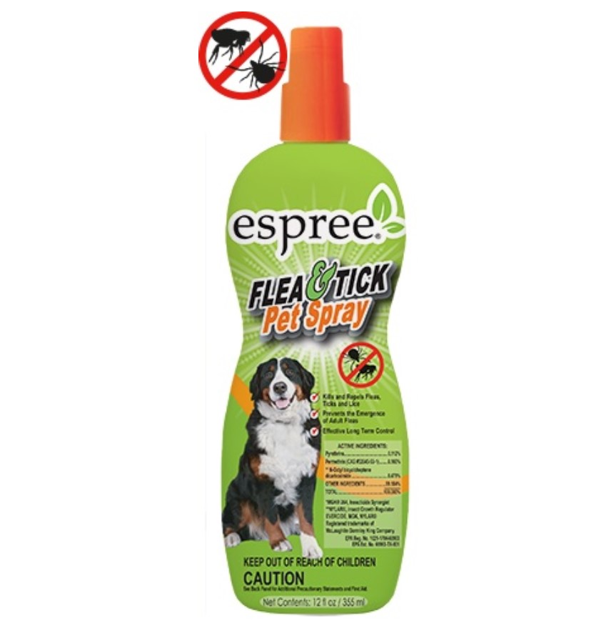 

Спрей защита от блох и клещей Flea & Tick Spray 355 мл Espree BGL-ES-85