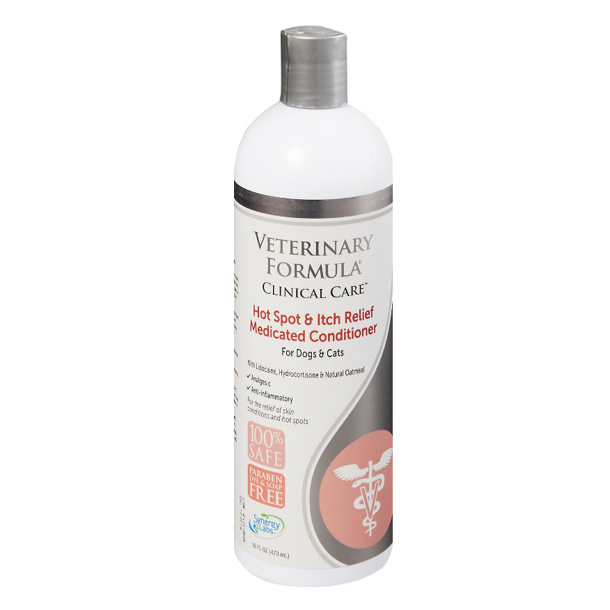 

Антиаллергенный кондиционер для собак и кошек Hot Spot&Itch Relief Medicated 473 мл Veterinary Formula BGL-VF-01