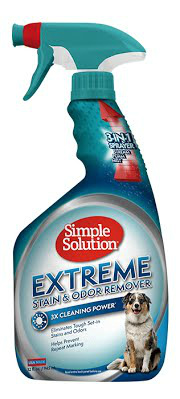 

Сверхмощное концентрированное жидкое средство с про-бактериями "Extreme Stain&Odor Remover" 945 мл Simple Solution BGL-SS-05