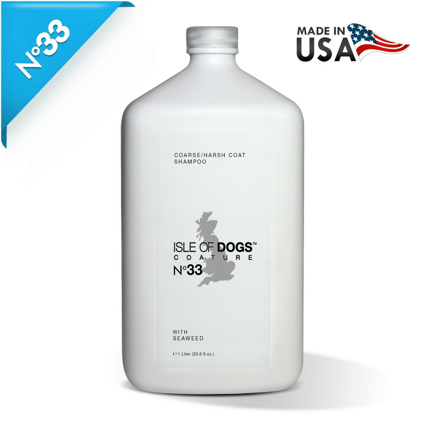 

Шампунь для жесткой шерсти "No.33 Coarse Coat Shampoo" серии COATURE COLLECTION 1 л Isle Of Dogs BGL-IS-68