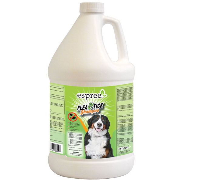 

Шампунь от блох и клещей для собак и котов возрастом от 3 мес Flea & Tick Oat Shampoo 3,79 л Espree BGL-ES-84