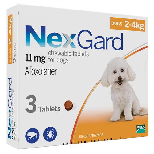 

Нексгард - таблетки от блох и клещей для собак от 2 до 4 кг NexGard 1 таблетка NexGard BGL-NX-01