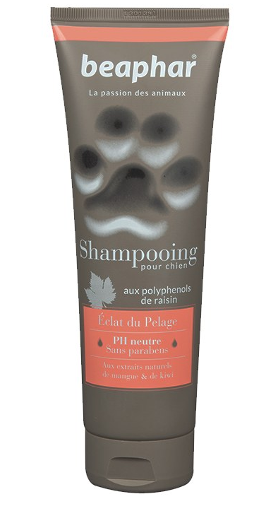 

Шампунь Блестящая шерсть для собак Shampooing Éclat du Pelage 250 мл Beaphar BGL-BF-199