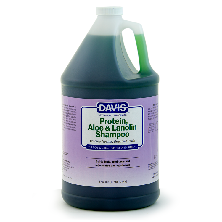 

Шампунь ПРОТЕИН АЛОЭ ЛАНОЛИН для собак, котов, концентрат Davis Protein & Aloe & Lanolin Shampoo 3,8 л Davis BGL-DV-34