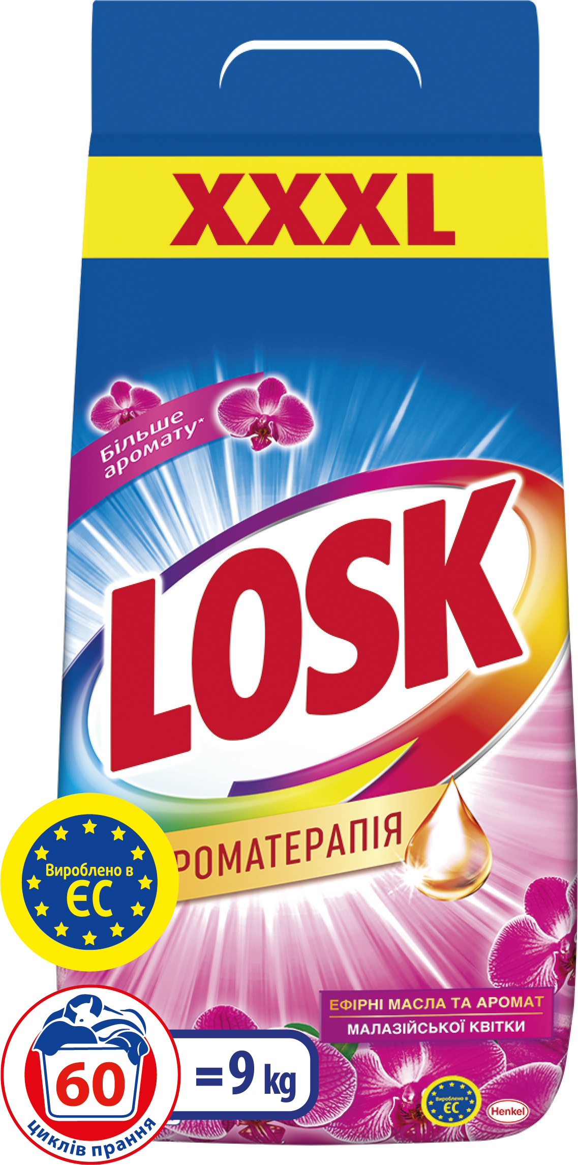 Акція на Стиральный порошок Losk автомат аромат Малайзийских цветов 9 кг (9000101412888/9000101518009) від Rozetka UA