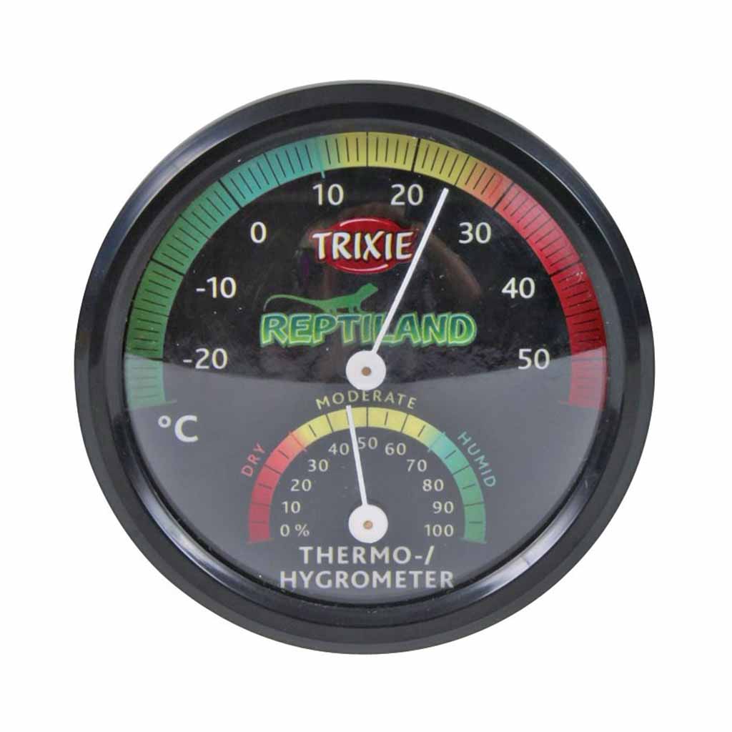 

Механический термометр - гигрометр Thermo/Hygrometer, analogue Ø 7.5 см Trixie BGL-TX-283