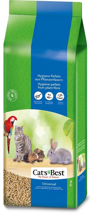 

Универсальный древесный наполнитель Cats Best Universal 40 л. 22 кг JRS BGL-JR-12