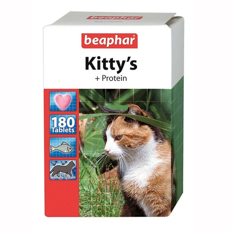 

Лакомство с протеином для кошек Kitty’s Protein 180 табл Beaphar BGL-BF-16