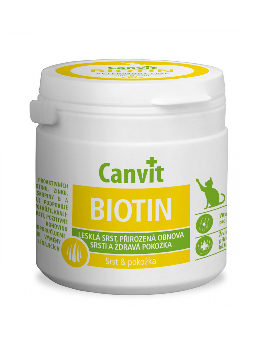

Таблетки биотина для кошек и котят "Biotin for cats" 100 тбл Canvit BGL-CT-07
