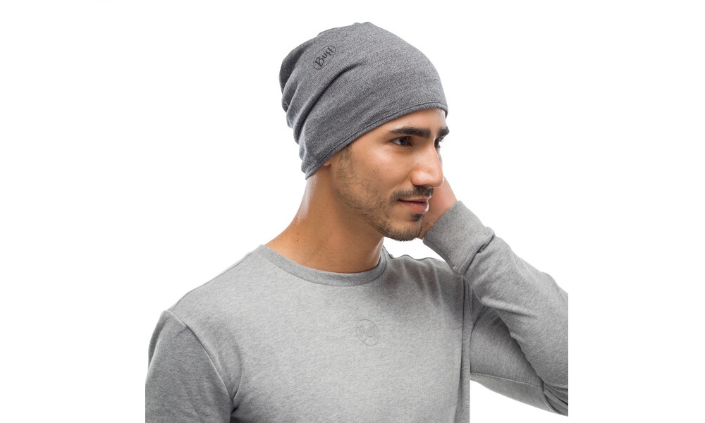 

Головной убор зимний Buff MIDWEIGHT MERINO WOOL light grey melange