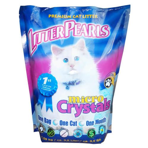 

"Micro Crystals" Микро Кристаллс кварцевый наполнитель для туалетов котов 3,6 литра Litter Pearls BGL-LP-05