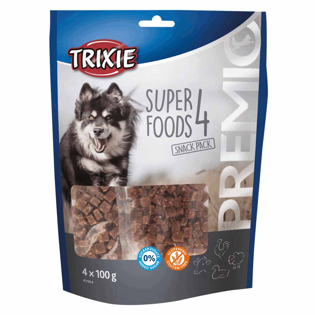 

Лакомства для собак с курицей, уткой, бараниной и говядиной PREMIO 4 Superfoods 100 гр / 4 шт Trixie BGL-TX-2510