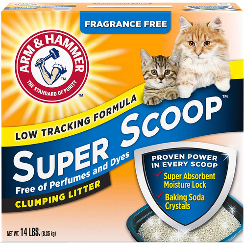 

Комкующийся наполнитель для котов и кошек без аромата Arm & Hammer Super Scoop Clumping Litter, Fragrance Free 6,35 кг Arm&Hammer BGL-AR-23