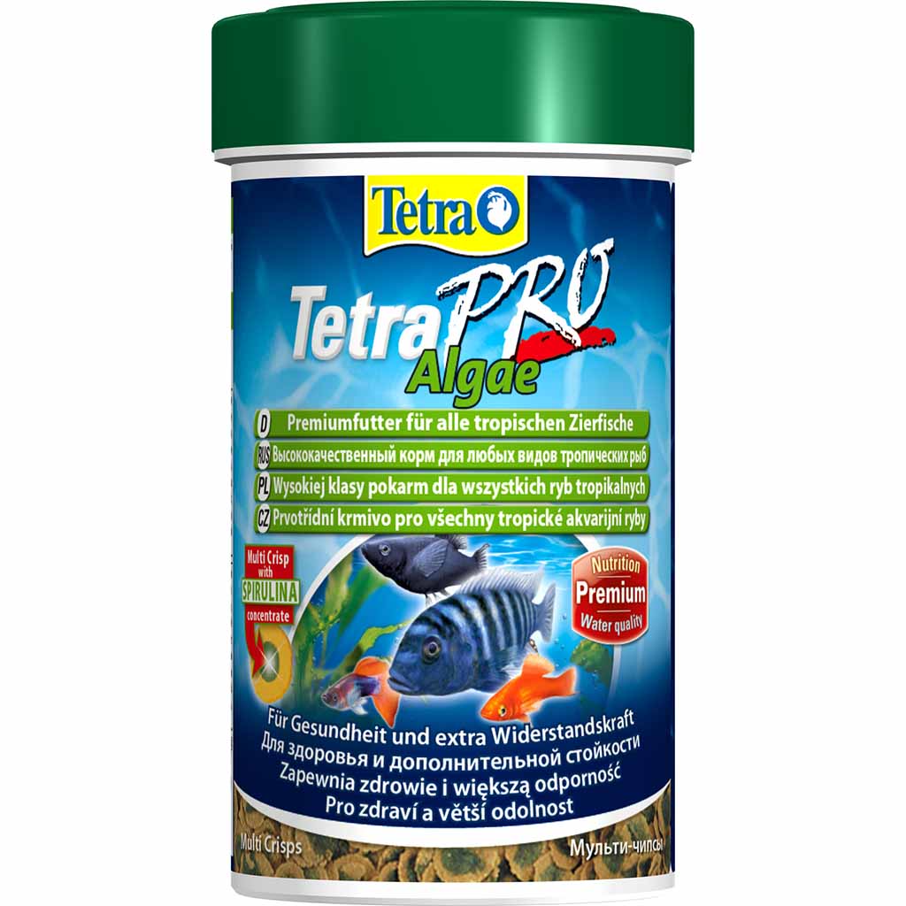 

Сухой корм для травоядных аквариумных рыб в чипсах PRO Algae Vegetable Tetra 250 мл Tetra BGL-TET-689
