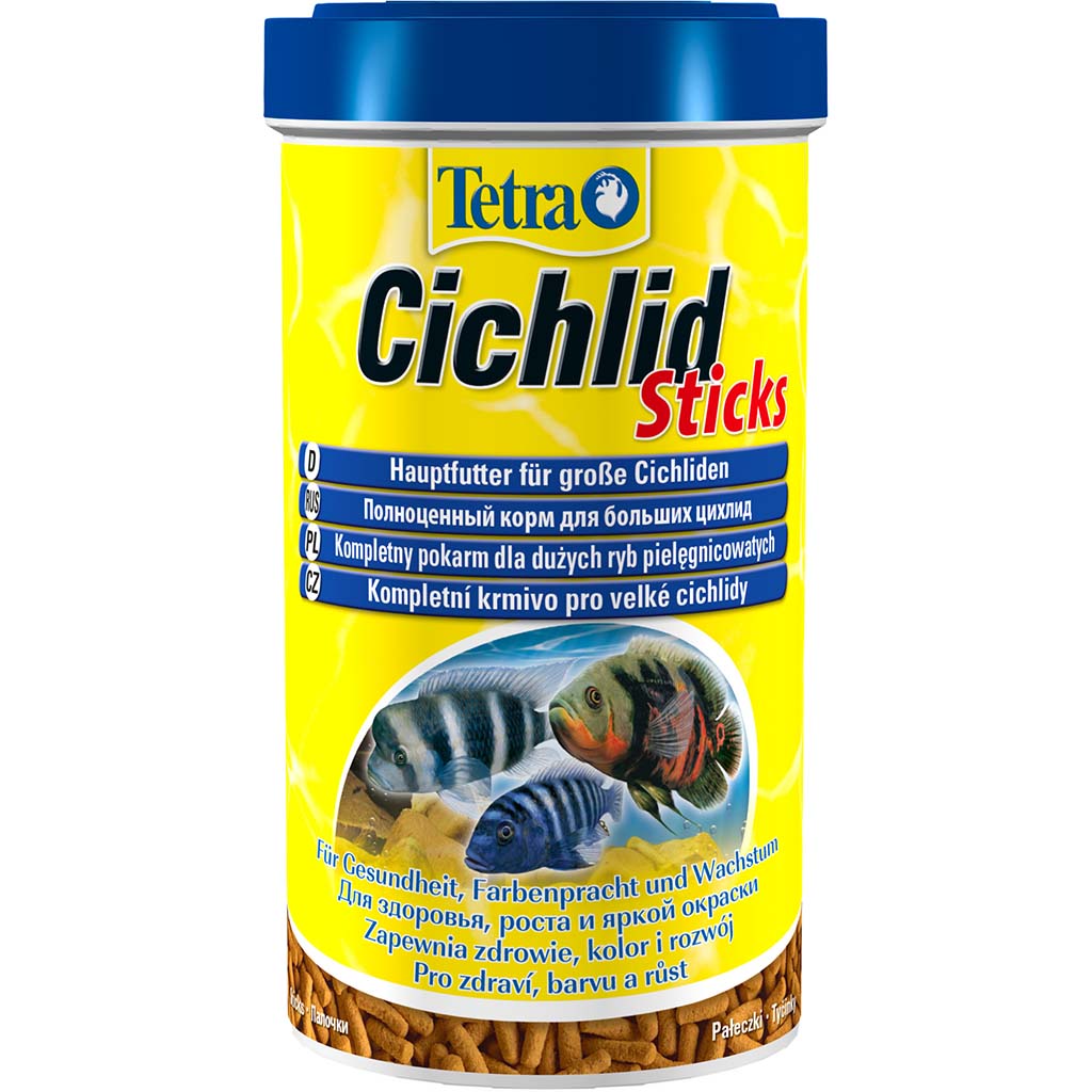 

Сухой корм для аквариумных рыб в палочках для всех цихлид CICHLID ST Tetra 1 л Tetra BGL-TET-596