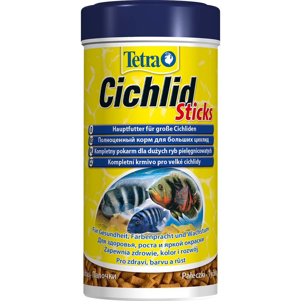 

Сухой корм для аквариумных рыб в палочках для всех цихлид CICHLID ST Tetra 250 мл Tetra BGL-TET-594