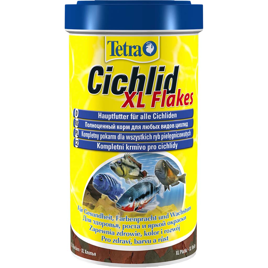 

Сухой корм для цихлид в хлопьях CICHLID XL Tetra 500 мл Tetra BGL-TET-643