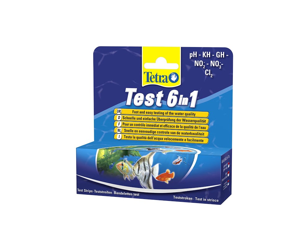 

Средство для тестирования воды Test 6 in1 25 шт Tetra BGL-TET-431