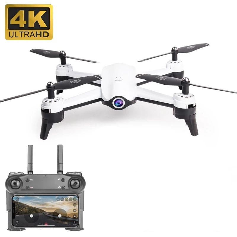 

Квадрокоптер с камерой RC 165 дрон 2 камеры на борту Ultra HD 4K white