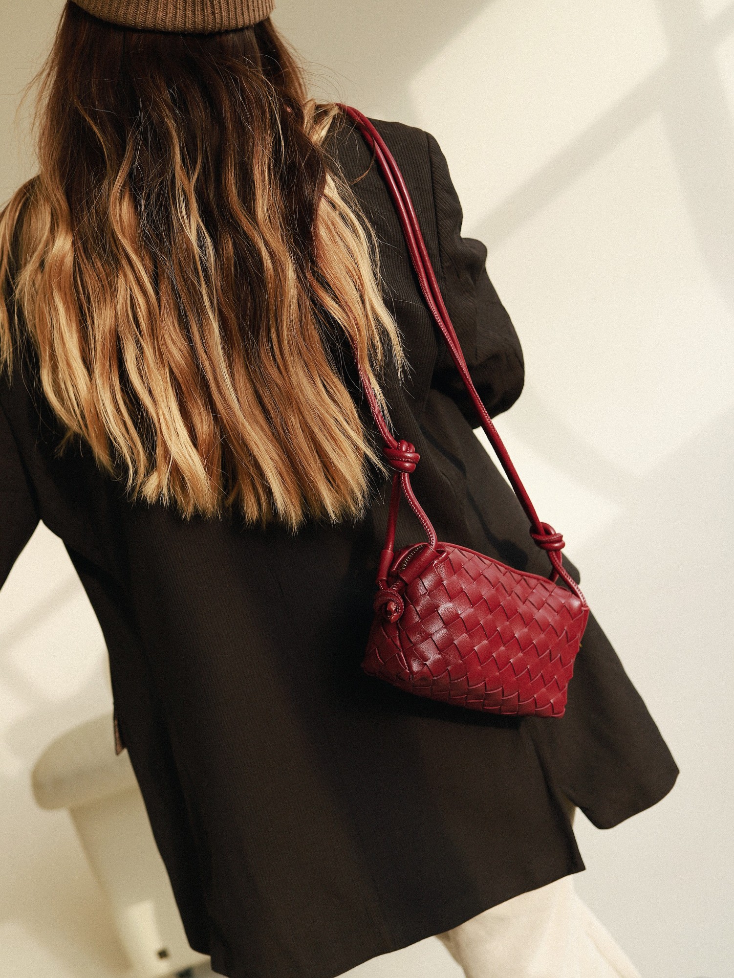 

Женская сумка Bagsmini Jade Bag Wine Бордовая