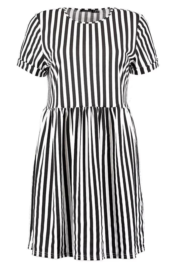 

Платье Boohoo  черно-белый 520321500072, Платье Boohoo 42 черно-белый 520321500072