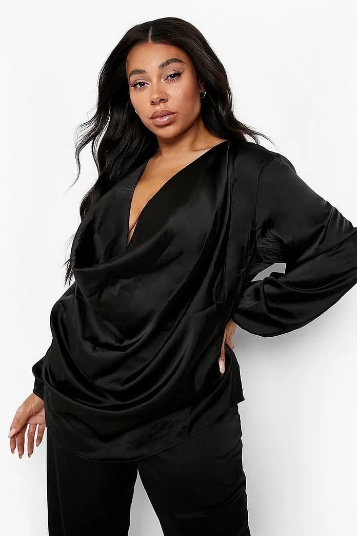 

Блуза Boohoo  черный 8520123003219, Блуза Boohoo 38 черный 8520123003219