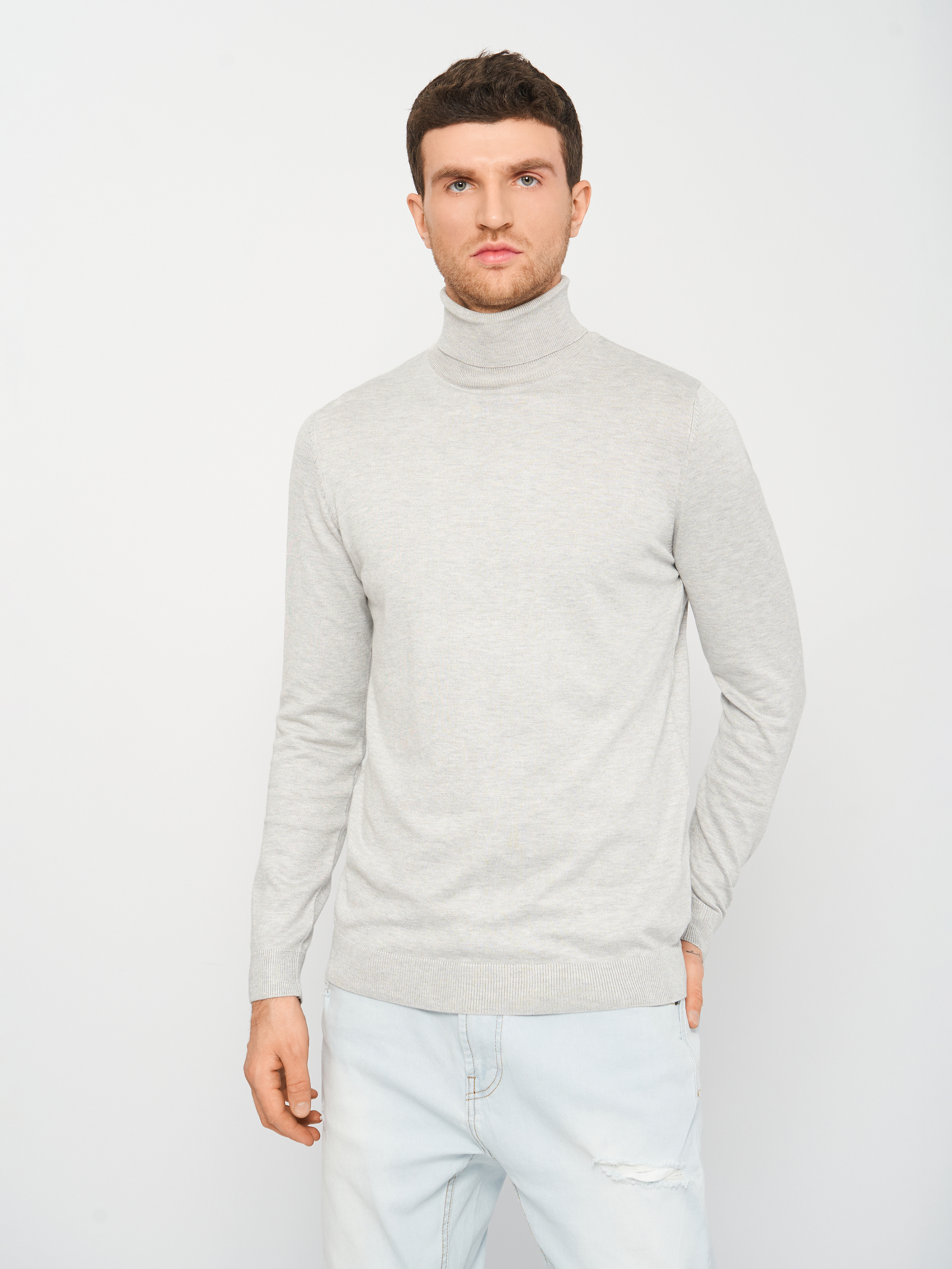 

Свитер Pull & Bear 9553/507/827  Серый, Свитер Pull & Bear 9553/507/827 L Серый