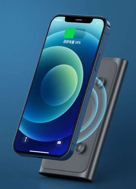 

Павербанк Remax Wireless Fast Charging 22.5W 10000 mAh PD+QC Grey