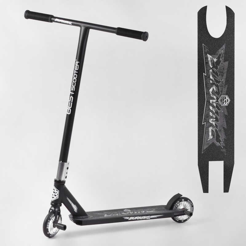 

Самокат трюковый 97974 Best Scooter HIC-система, пеги колёса PU, d=110мм, ширина руля - 53 см, высота руля от пола 83 см