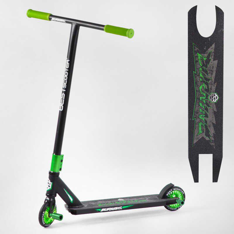 

Самокат трюковый 42804 Best Scooter HIC-система, пеги колёса PU, d=110мм, ширина руля - 53 см, высота руля от пола 83 см