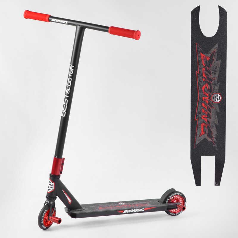 

Самокат трюковый 76585 Best Scooter HIC-система, пеги колёса PU, d=110мм, ширина руля - 53 см, высота руля от пола 83 см